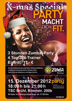 ZUMBA Party Flyer